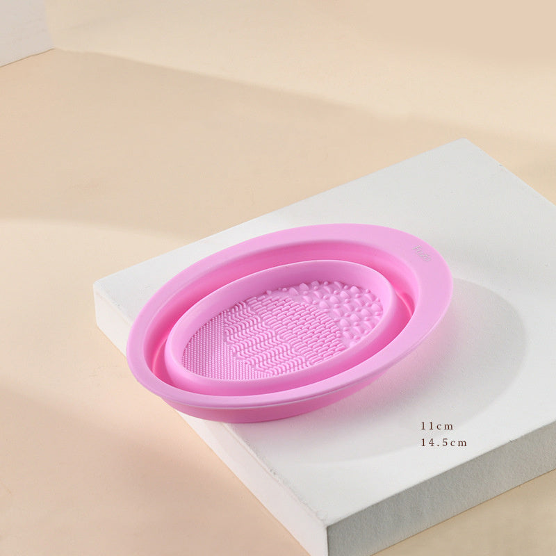 Scrubbing Plate Makeup Brush Cleaning Pad Makeup Brush Cleaning Bowl Scrubbing Plate Makeup Brush Cleaning Pad Makeup Brush Cleaning Bowl
